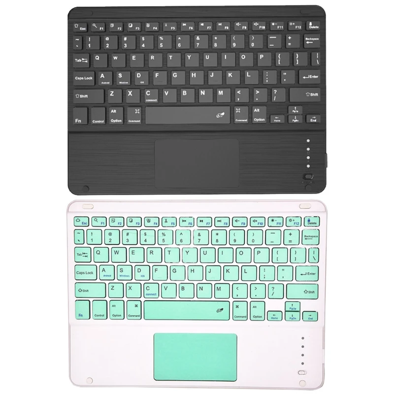

Wireless Bluetooth Keyboard with Touchpad USB Rechargeable Built-in Multi-Touch 54DB