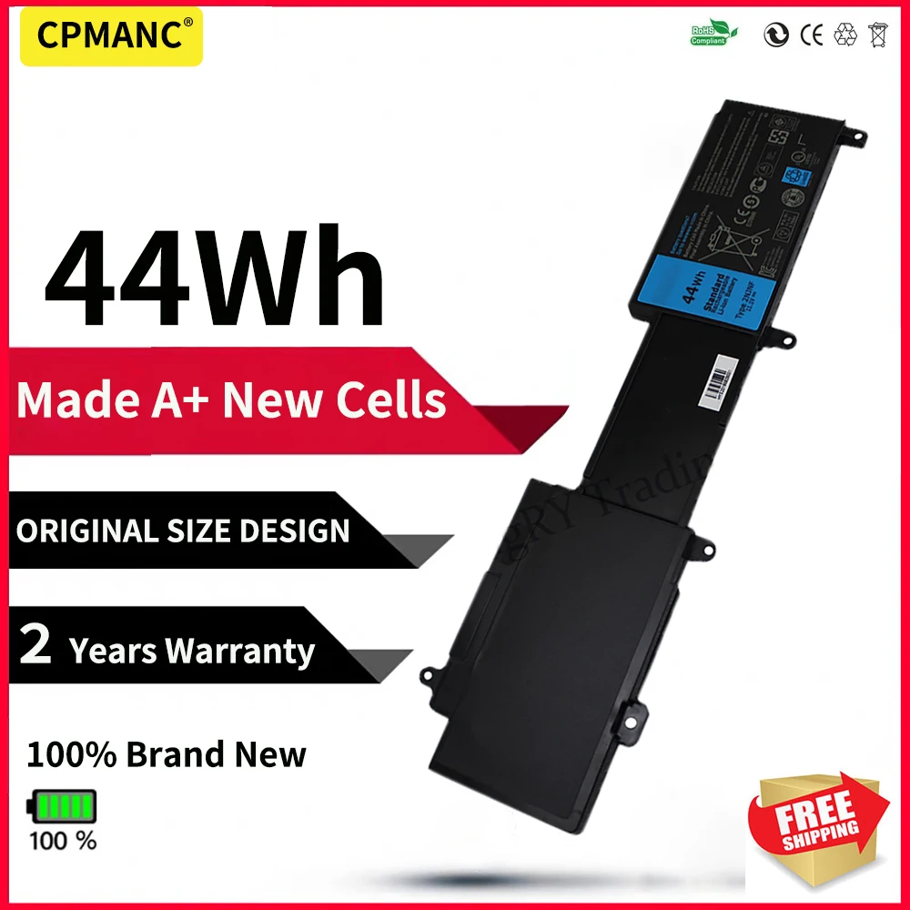 CPMANC корейский сотовый Новый 2NJNF Аккумулятор для ноутбука DELL Inspiron 14Z 5423 15Z 5523