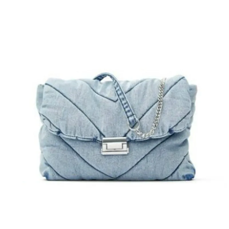 Новинка 2020 женские джинсовые сумки на плечо мессенджеры роскошные дизайнерские