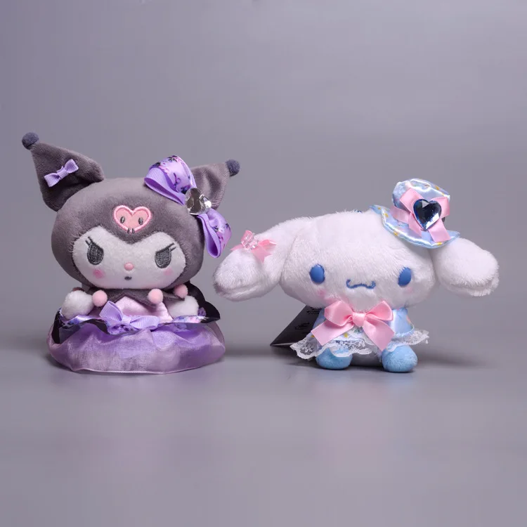 Высота каблука 10 см аниме Sanrio Kawaii в стиле Лолиты Kuromi Cinnamorol Симпатичные мягкие