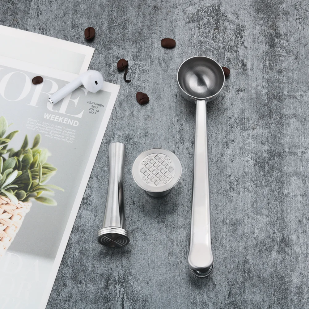 ICafilas Nespresso многоразовая капсула многоразовый фильтр для кофе капельница Сталь Nespresso Cafeteira Capsulas De Cafe Recargables