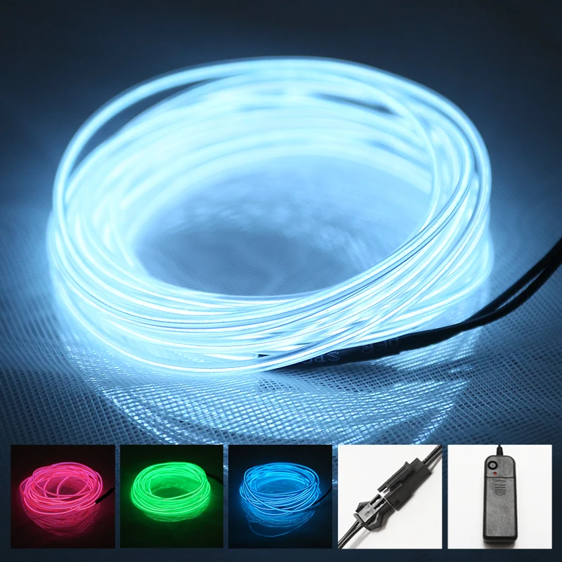 

Neon Light El Led Neon Sign Wire Under Car Flexible Soft Tube Lights Christmas LED Strip Sign Anime/Body Woman/Rooms Rope Decor