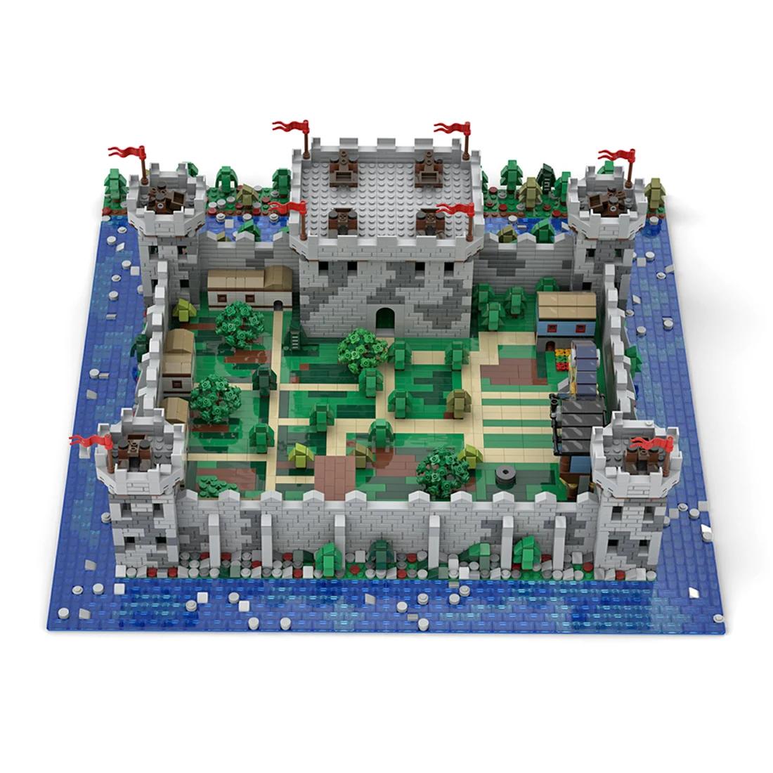 

Authorized 4719Pcs DIY Assembling Building Block MOC Medieval Castle Model Kit (Licensed and Designed by Mini Custom Set)