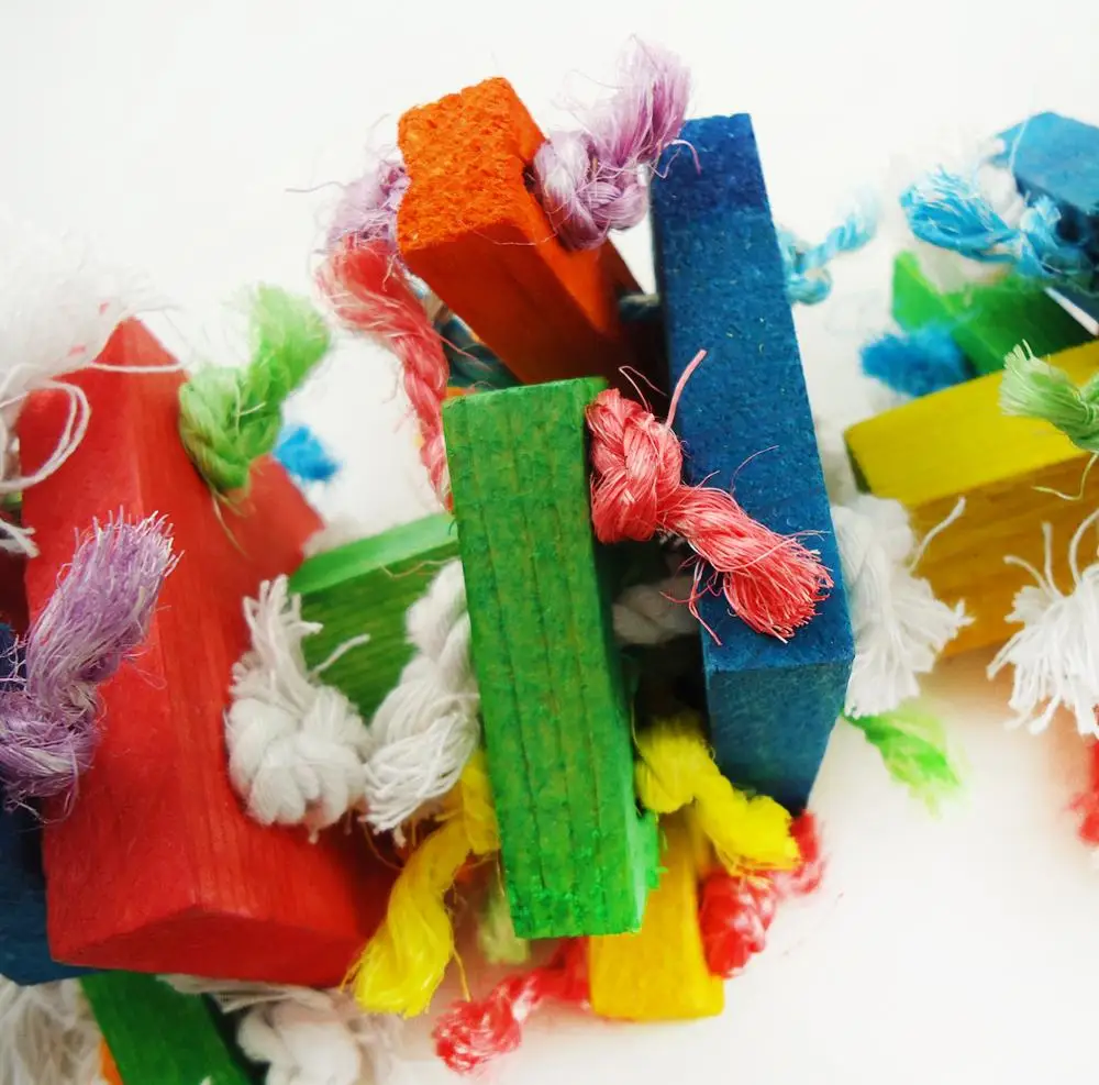 Средний и большой попугай игрушка для домашних животных красочная птица