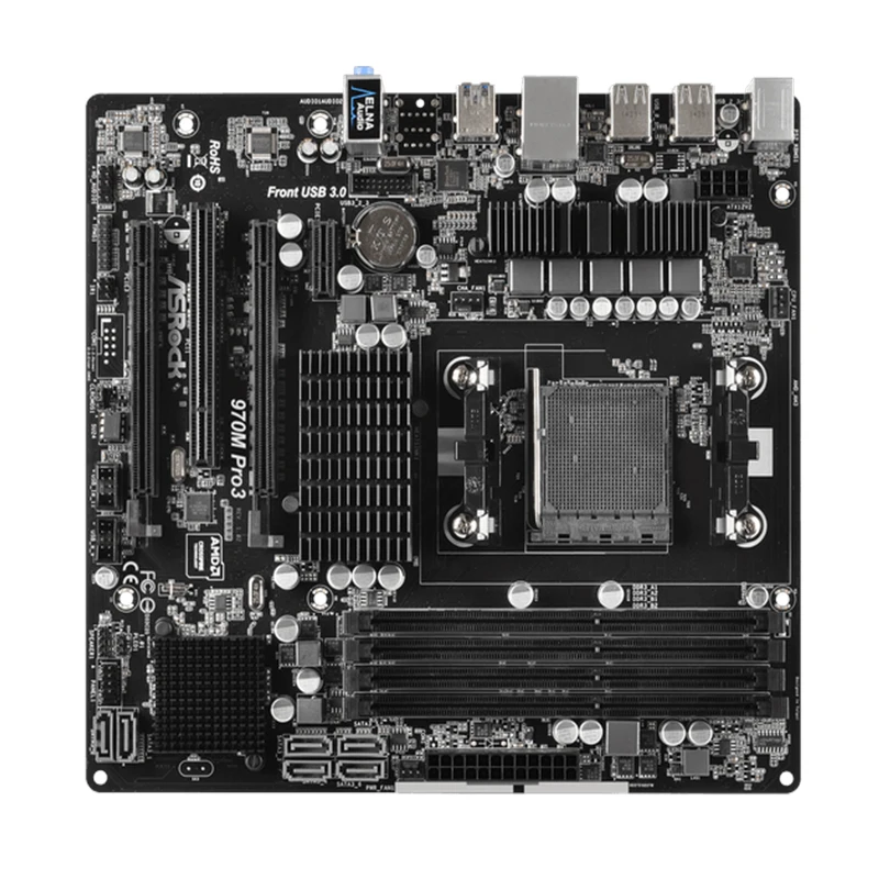 Для ASRock 970M Pro3 980G материнская плата AM3 + Pro б/у оригинальная тестирование 100%