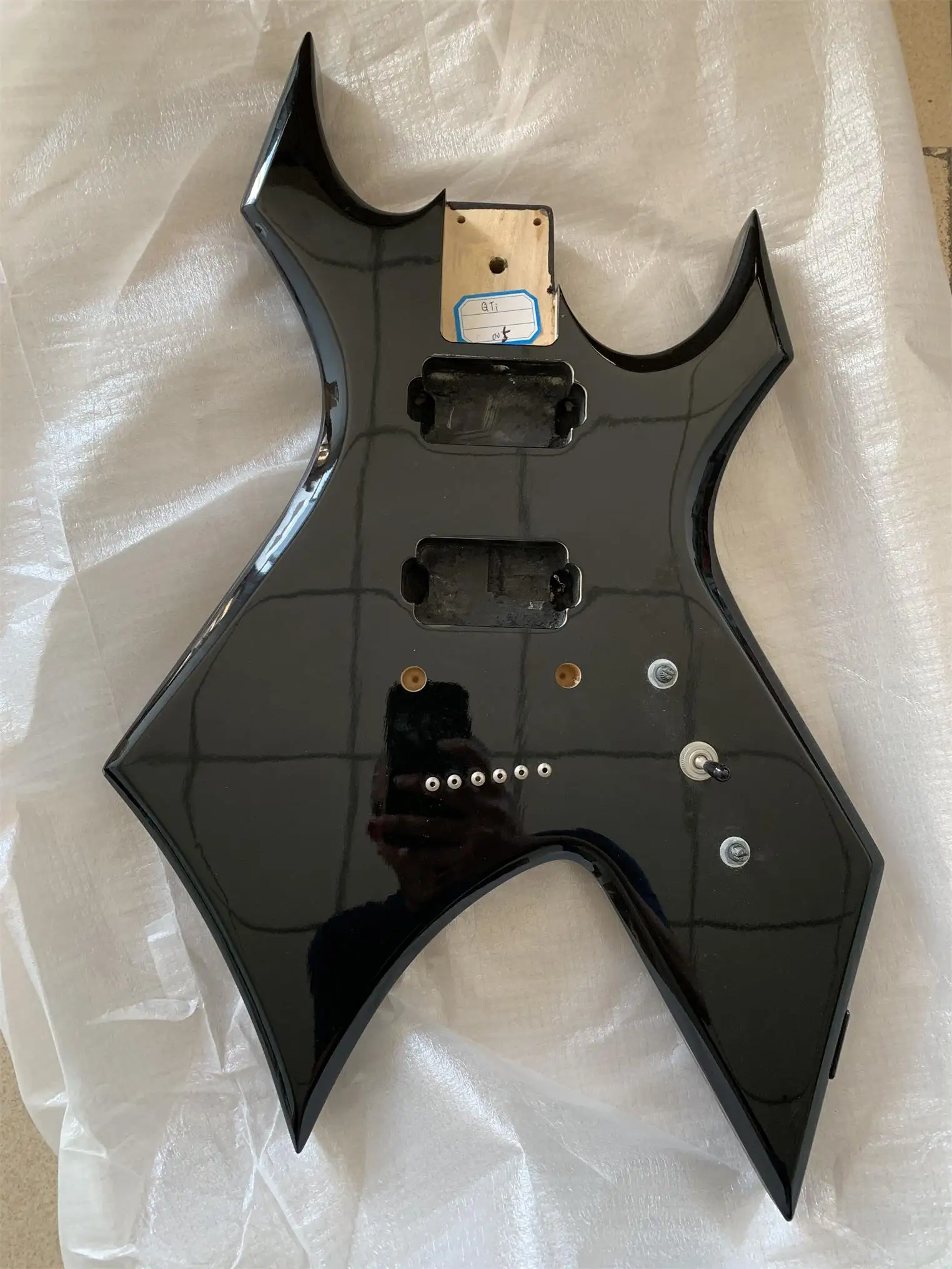 Оригинальные DIY (Almost New) BC R электрические гитары корпус черного цвета с