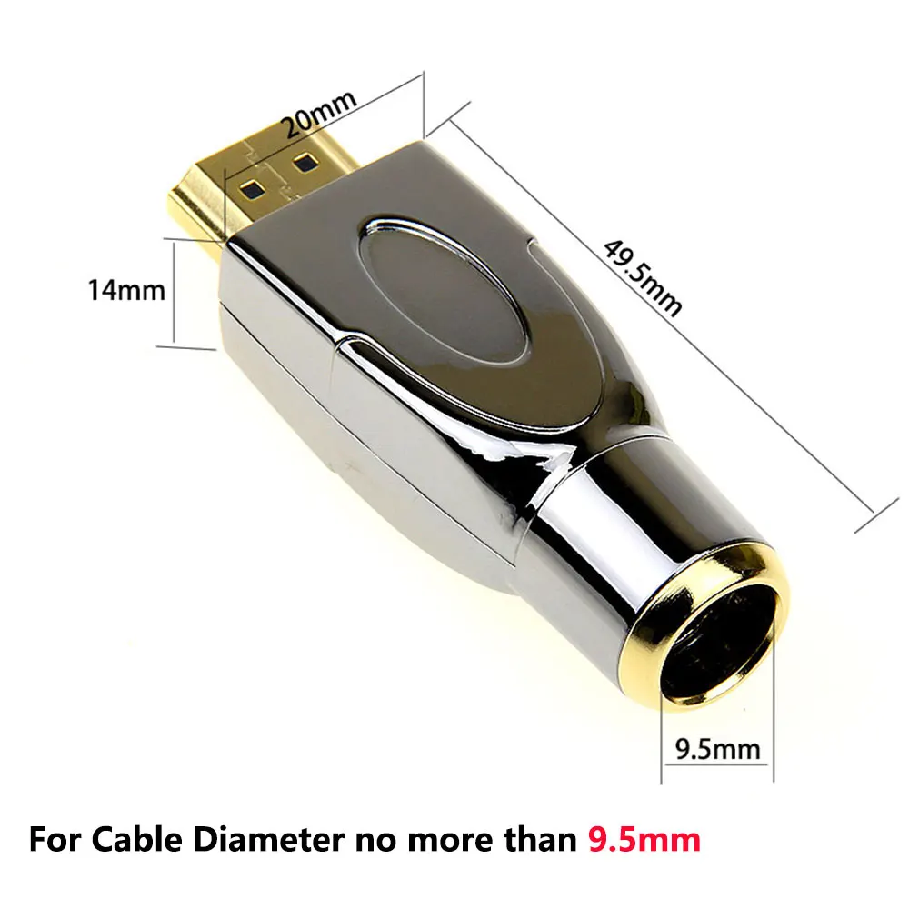 HDMI сварочный разъем HDMI 2,0 штекер DIY HD линии адаптеры поддержка 4K 2K HDMI 2,0/1,4/1,3 - Цвет: HQ0095 Straight