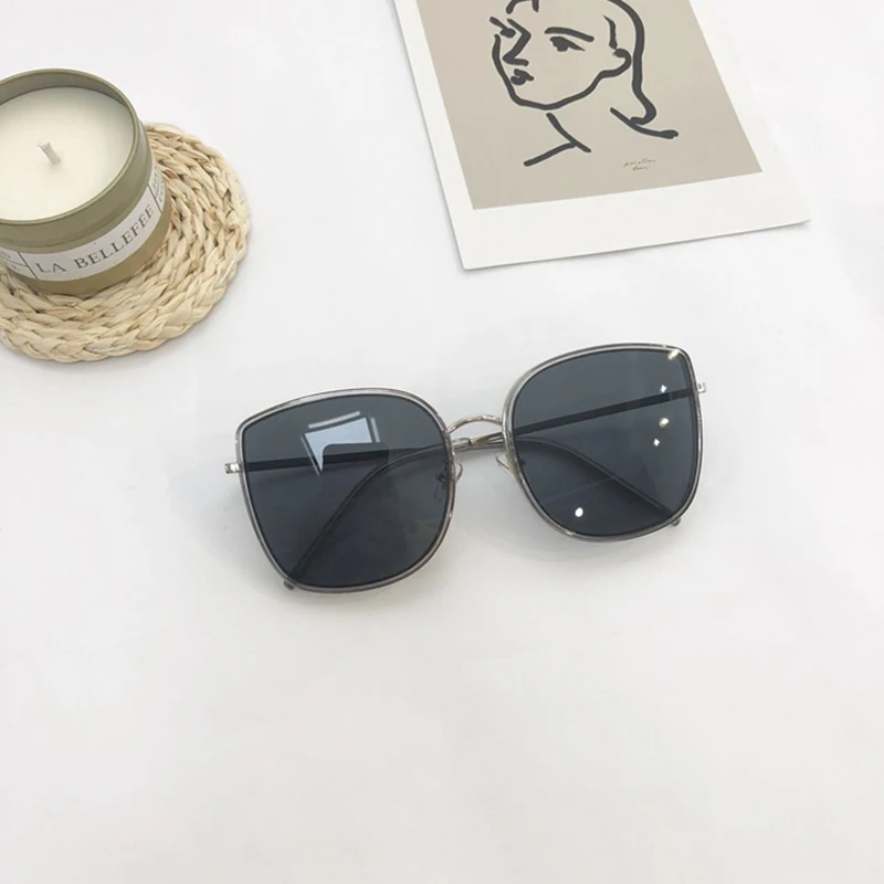 Женские солнцезащитные очки Veshion поляризационные большого размера в винтажном