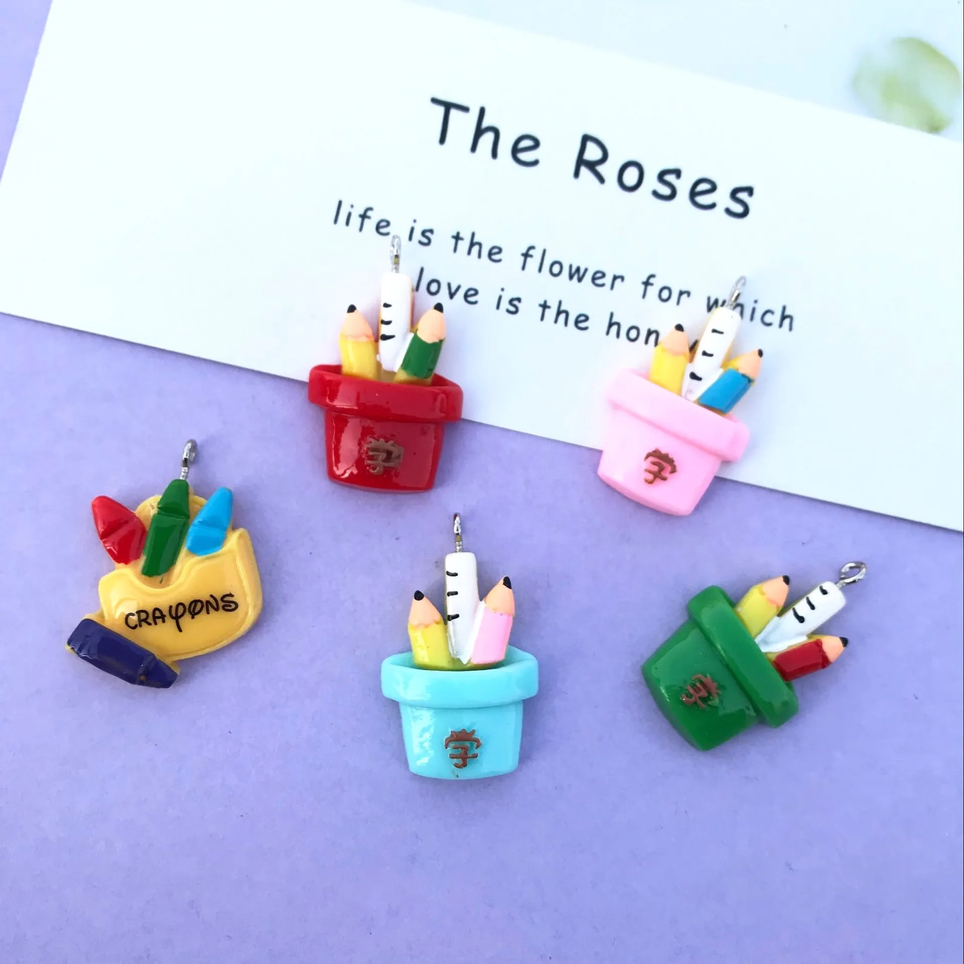 10 шт. каучуковые подвески ювелирные изделия ожерелье подвеска брелок для сережек