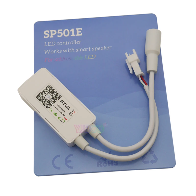 SP501E Новый Wi-Fi светодиодный контроль ler работает с Amazon Alexa для адресной IC полосы