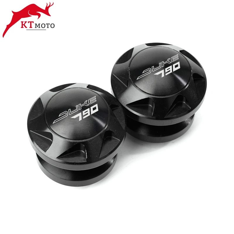 

For KTM DUKE 790 DUKE790 2019-2021 2020 10MM Motorcycle accessories CNC Aluminum Swingarm Spool Slider Stand Screws