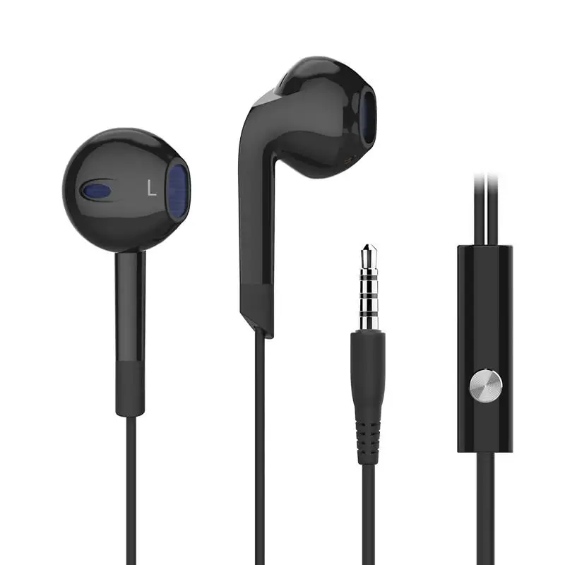 Langsdom Gamer проводные наушники-вкладыши E6U портативные наушники audifonos super bass HIFI стерео наушники с микрофонами для спорта - Цвет: Black with mic