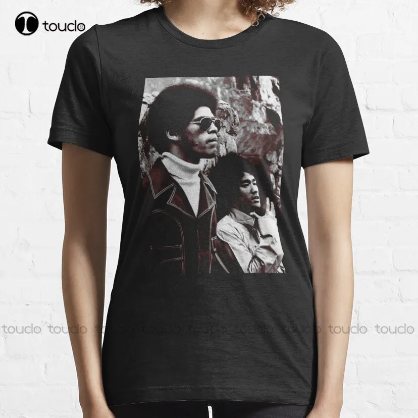 Футболка с принтом Джим Келли Войдите в дракона Брюса Ли Классическая футболка