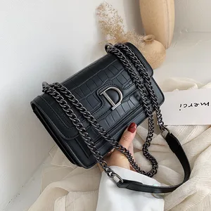 Chain Crossbody Bags For Women Fashion Small Shoulder Bag New High
Quality Designer Alligator PU Leather Luxury Ladies Handbags 17.15 USD