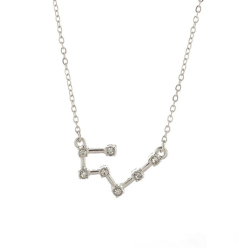 Трендовые блестящие хрустальные звёзды Знак зодиака 12 Созвездие Подвески