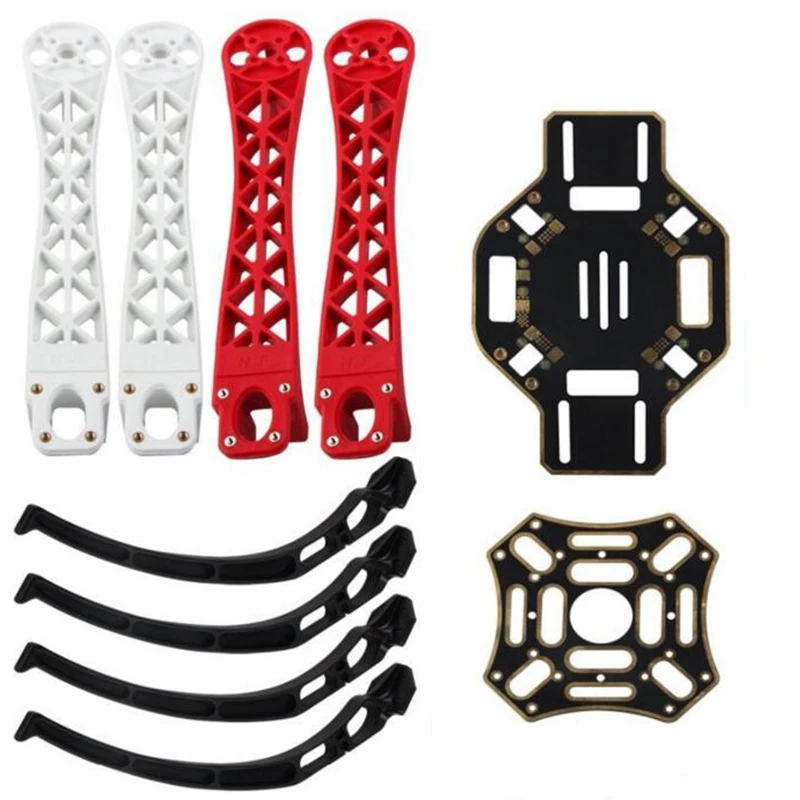 F450 Квадрокоптер DIY набор для дрона рамка FPV 4 осевой Quad PCB Красная белая черная