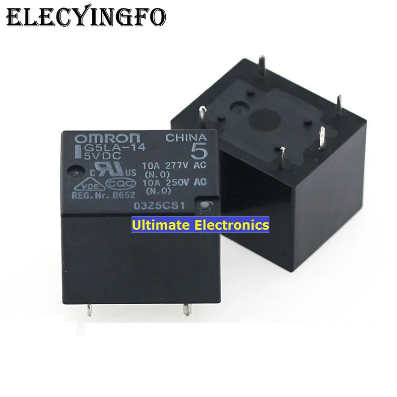 

5 шт. G5LA-14-5VDC G5LA-14 5V 5 футов 10A реле