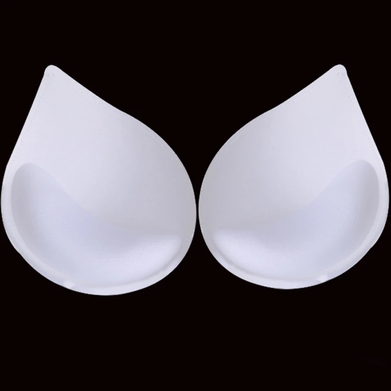 

4PCS/2PAIR Sexy Removeable Plunge Bra Padding Set Inserts Swimsuit Bikini Sponge Bra Pad Push Up Breast Enhancer Accessories