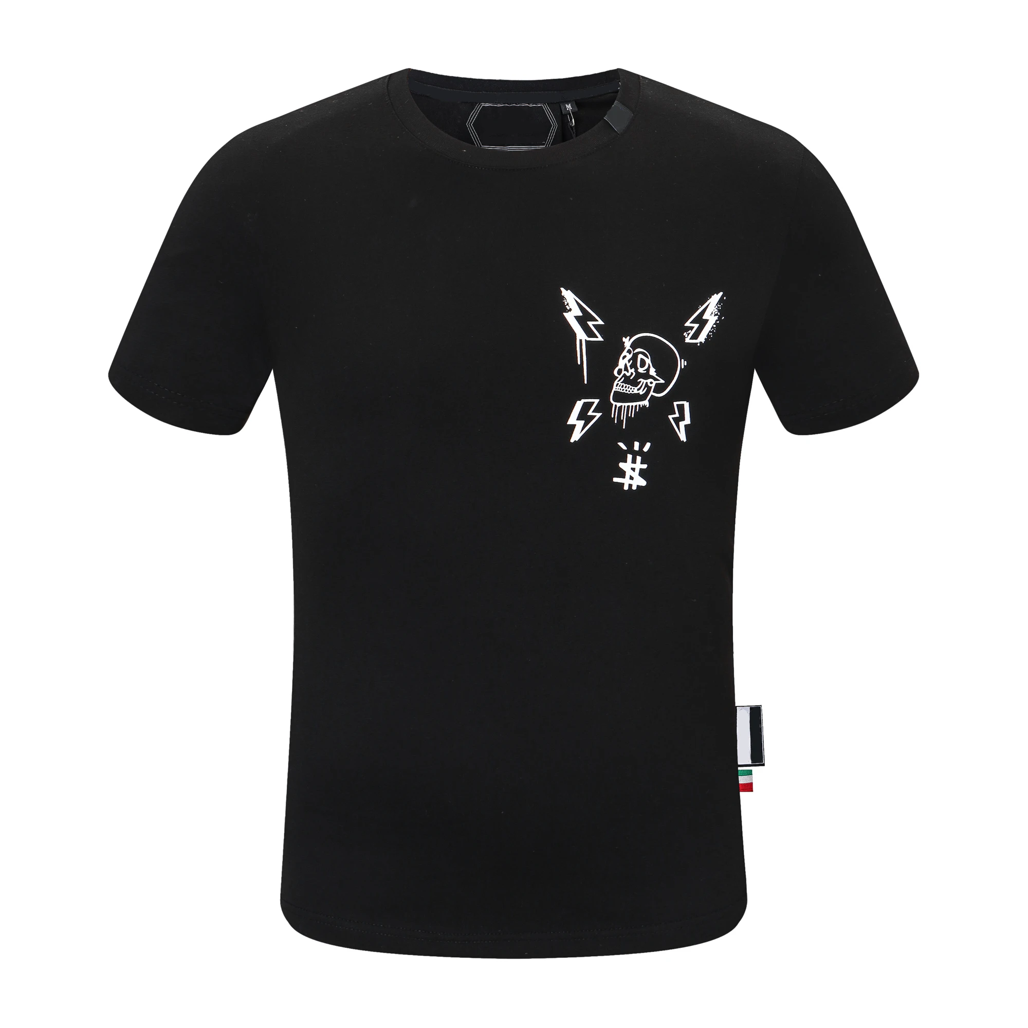 

Plein-Brand Italy PP Tshirt Fashion Men Round Neck Short Sleeve Luxury Brand Men Sport Tops Plein T-shirt Manches