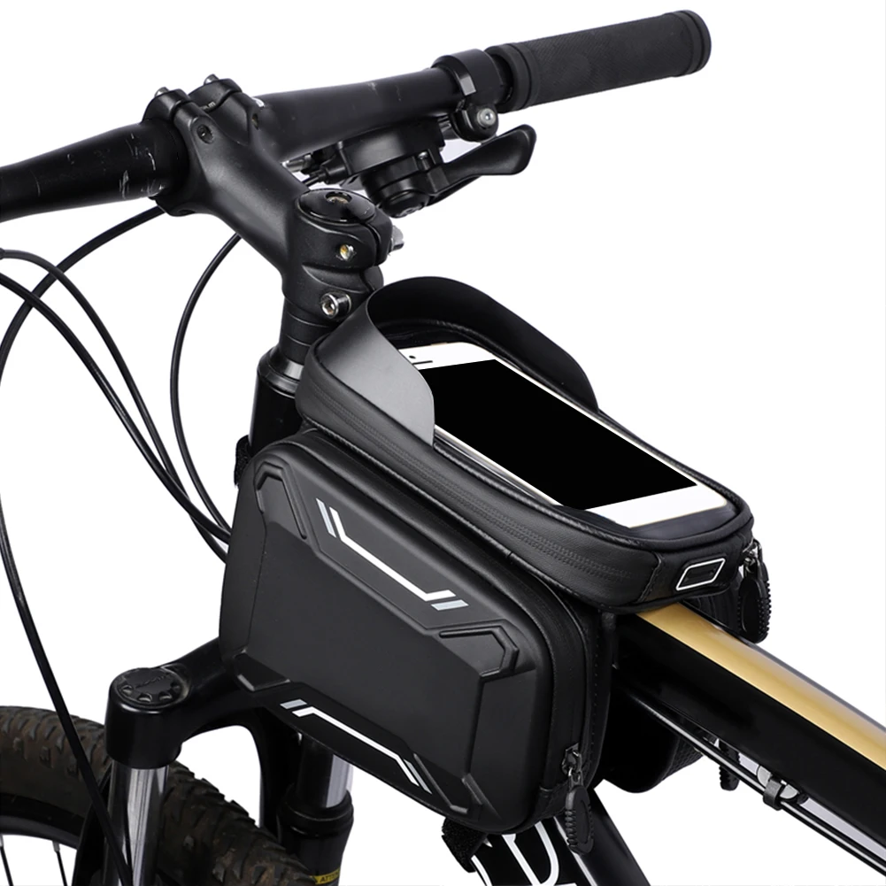 

MTB Bike Bags Front Frame Road Bicycle Bike Bag Cycling Accessories Waterproof Rainproof Potable Screen Touch Top Tube Phone Bag