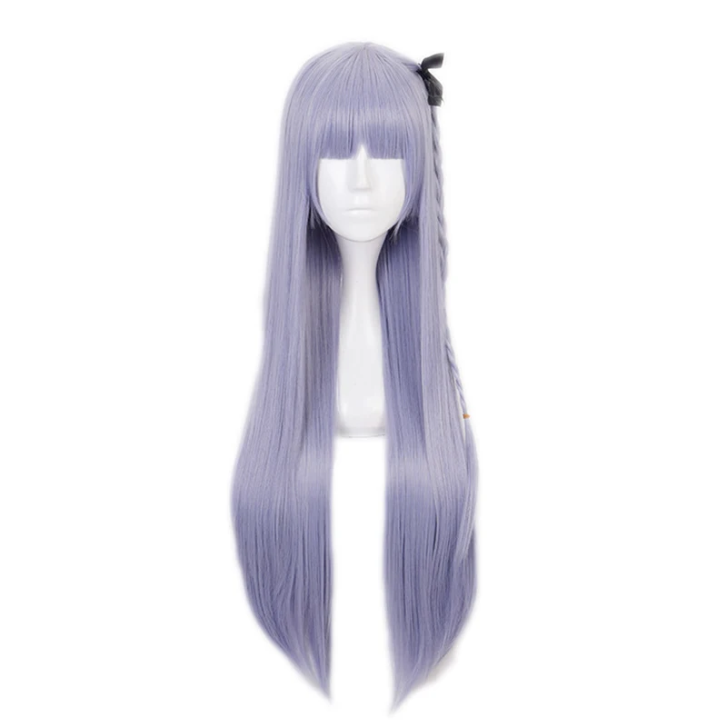 Парик для косплея Danganronpa Kirigiri Kyouko термостойкие синтетические волосы женщин