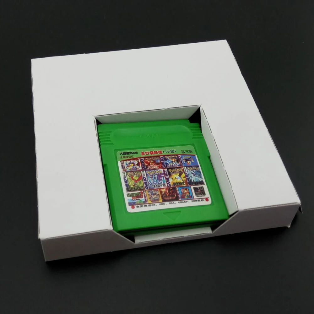 

10 PCS a lot Carton Replacement Cardboard Inner Inlay Insert Tray For GBA or for GBC Game Cartridge US version