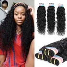 Пряди натуральных волос, волнистые, малазийские, 100 г, 100% натуральных волос для наращивания