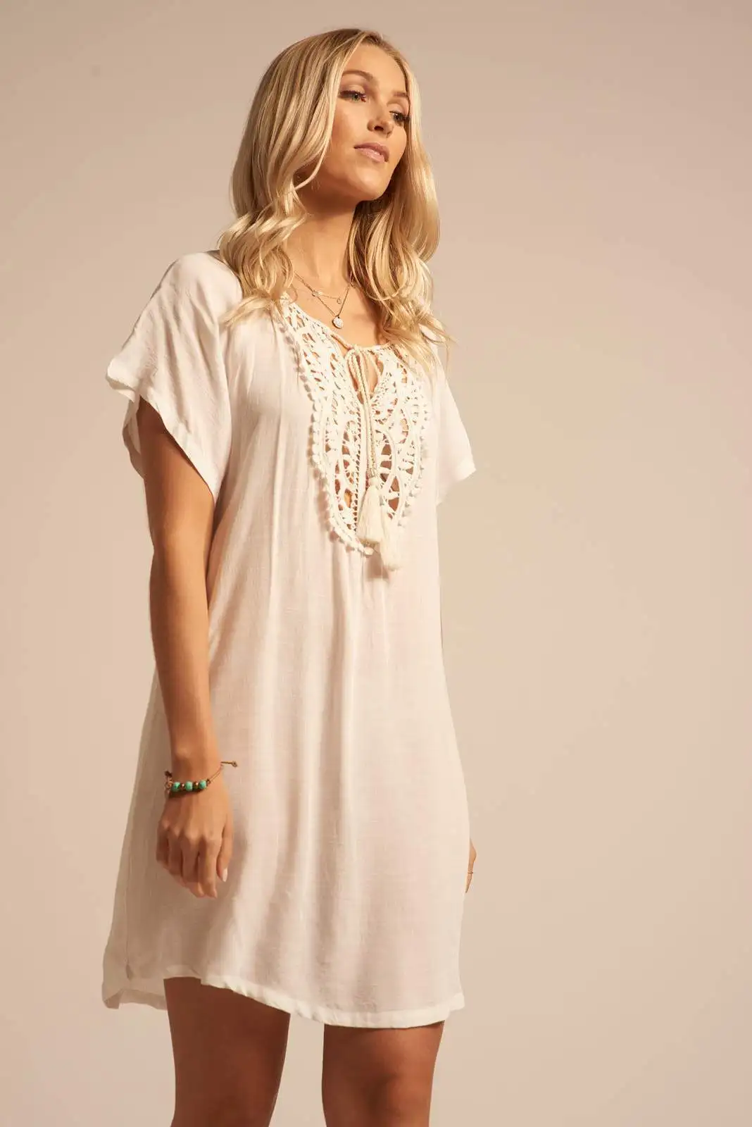 

Dresses Vestidos Sarong Beach Cover Bikini Swim Cotton Lace Black Up Tunic Summer Beachwear Suit Bathing Fits True To Size,