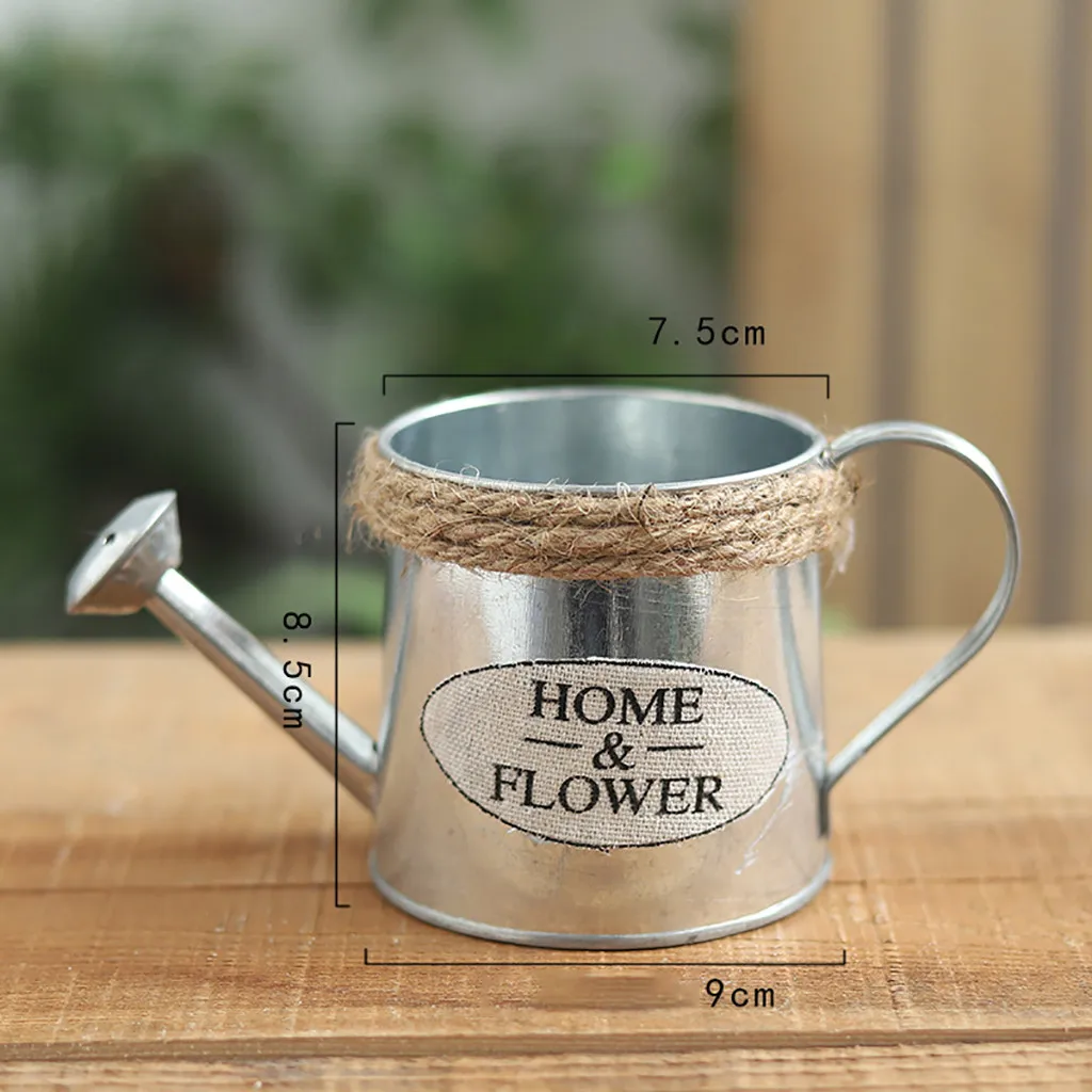 Горшок для цветов в скандинавском стиле горшок растений с железной рамой ретро