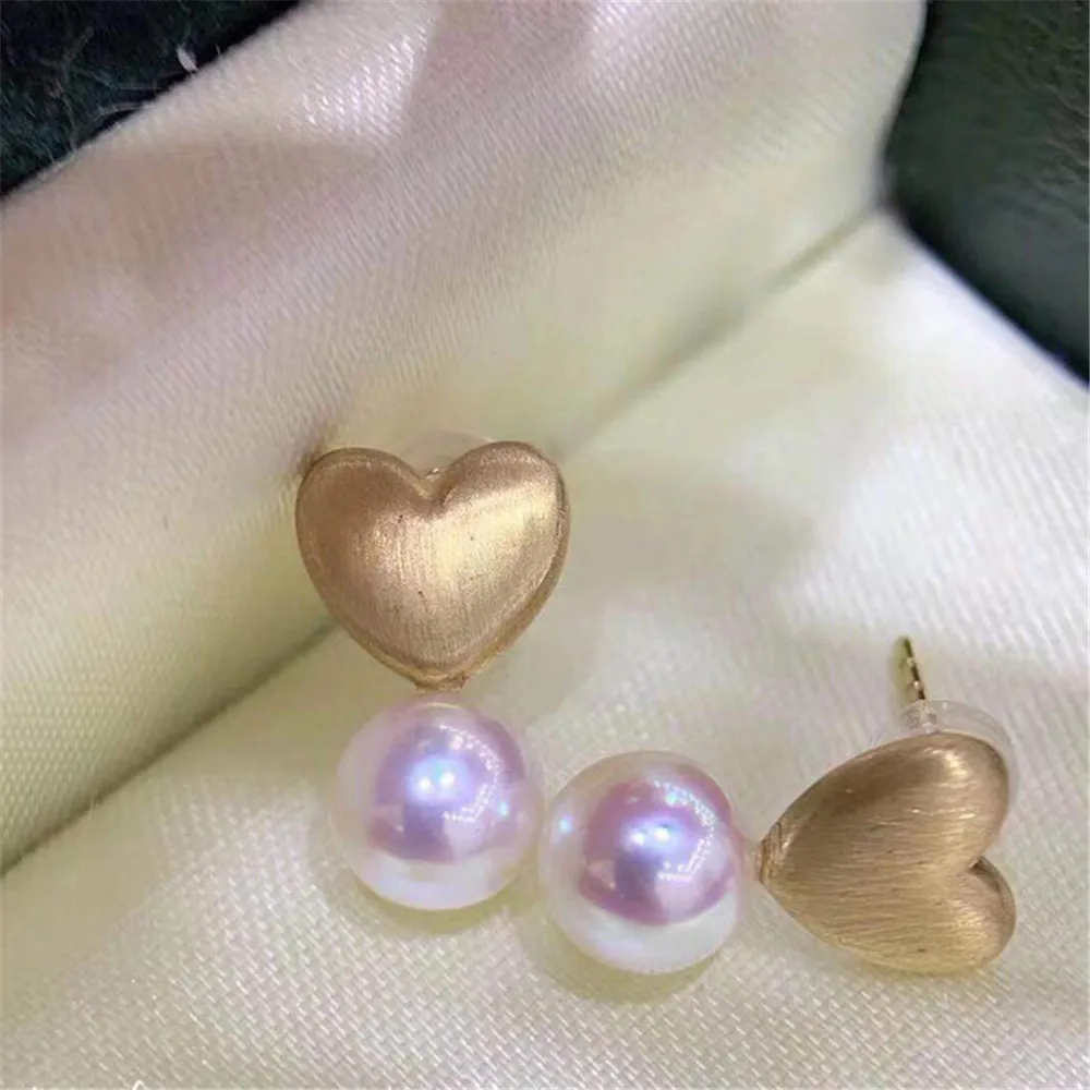 

Real Solid 925 Sterling Silver Pearl Stud Earrings Accessories Findings DIY Jewelry Ear Hook Blank Empty Support