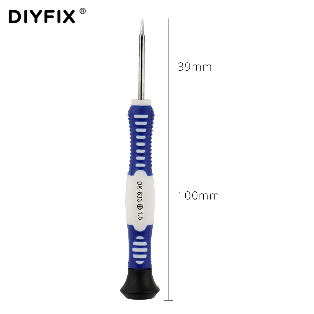 DIYFIX Профессиональный 1,5 мм крестовая головка Phillips Прецизионная отвертка ремонтные инструменты для iPhone iPod разборка ручные инструменты