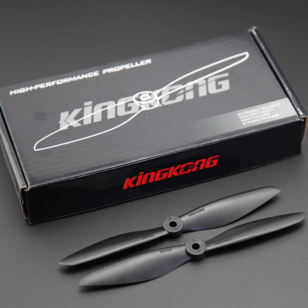 10 пара/лот KINGKONG 6040 6*4 / 5040 5*4 CW CCW пропеллер для RC QAV250 Мультикоптер Квадрокоптер Мини