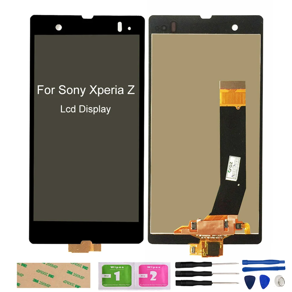Для Sony Xperia Z L36H ЖК дисплей сенсорный экран дигитайзер сборка для C6603 C6602 C6616 C6606 LTE
