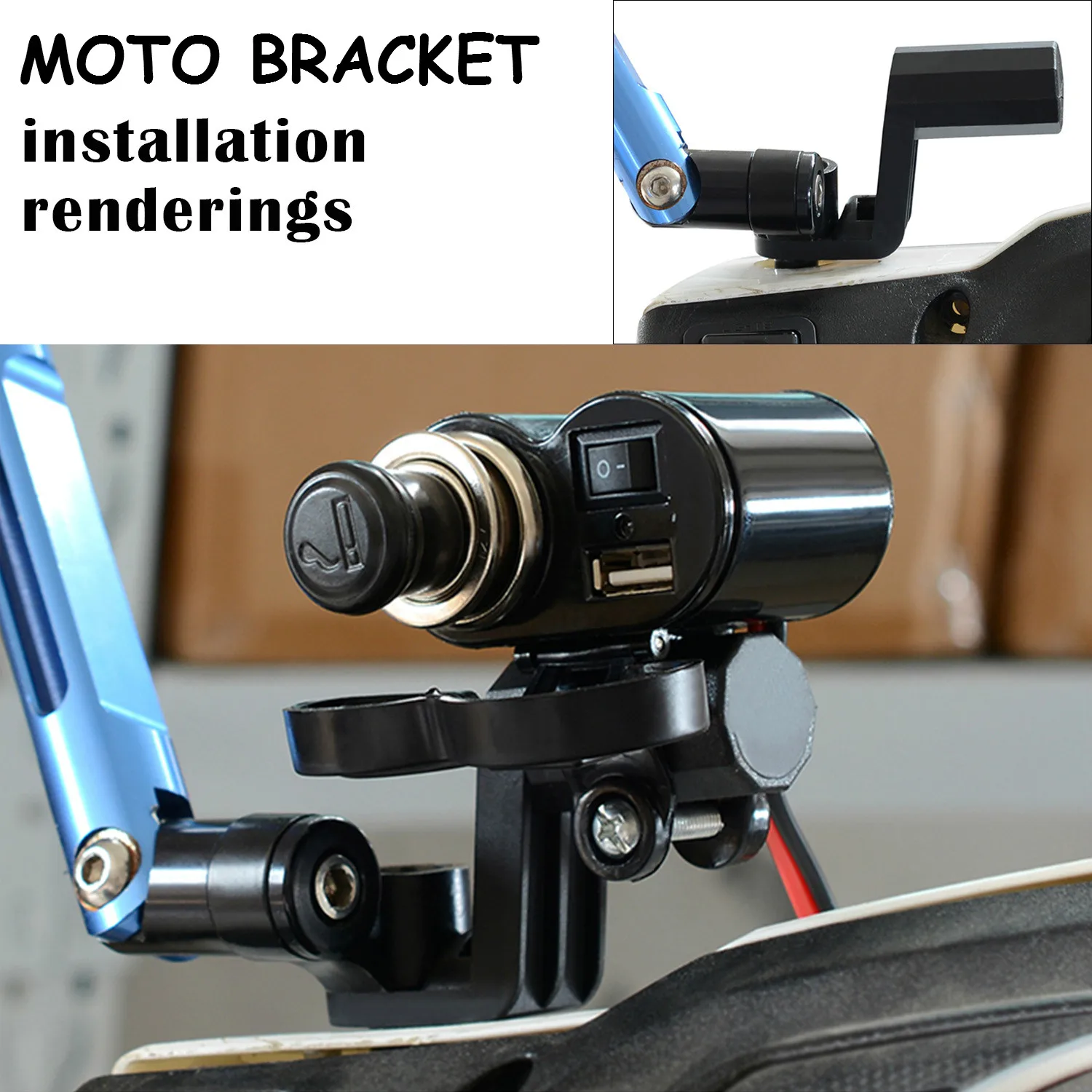 Аксессуары для мотоциклов удлинитель кронштейн стойка светодиодная фара