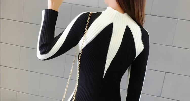 Женский свитер, зима, модные Джемперы, корейский хит, цветные пуловеры, вязанные пуловеры, толстые рождественские свитера для женщин