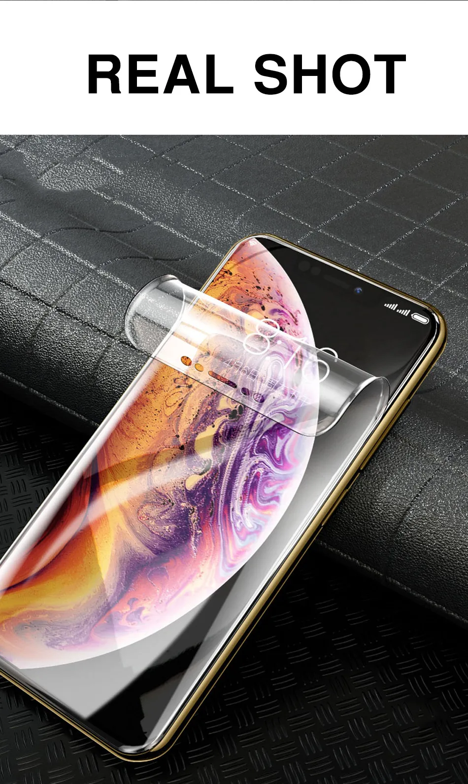 3 2 1 шт 20D полное покрытие Гидрогелевая пленка для iPhone 6 6s 7 8 Plus Защита экрана для iPhone X XR XS MAX защитная пленка не стекло