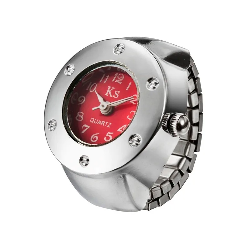 Горячая Мода Кристальные кольца часы популярные цифровые кольцо 5 видов цветов |