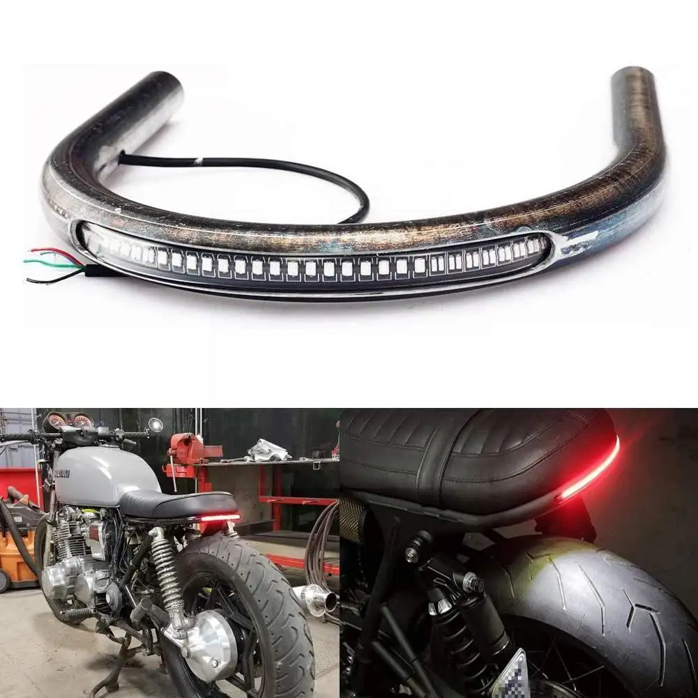 

Рама для заднего сиденья мотоцикла, светодиодсветодиодный стоп-сигналы, 1 дюйм, трубчатая петля для Honda CB XS GS Cafe Racer V5V9