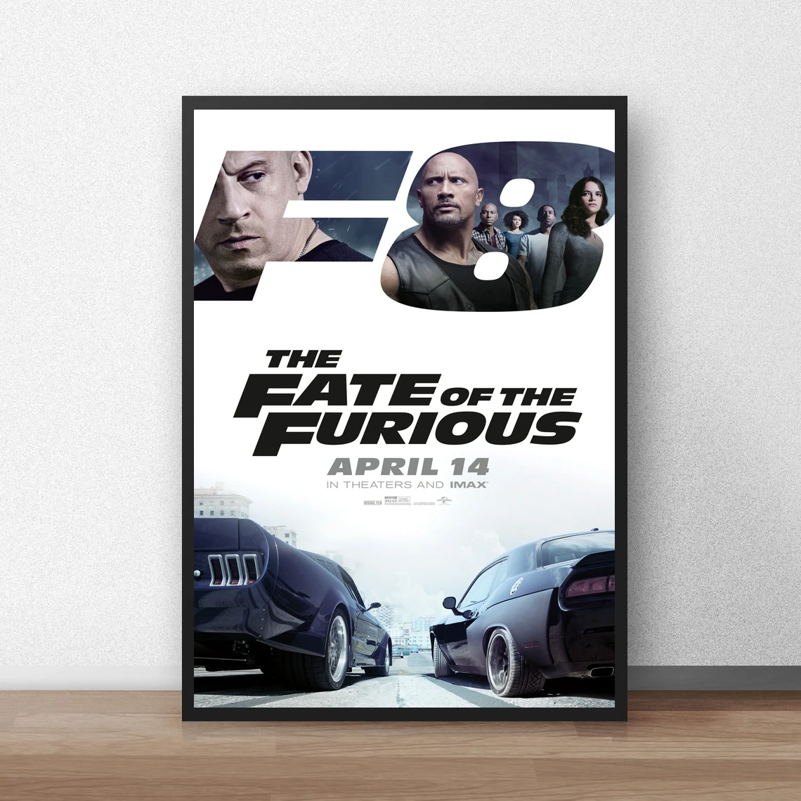 

Постер классического фильма судьба Форсажа, холст, печать, украшение для дома, настенная живопись (без рамки)