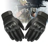 full finger tactical army gloves pu leather rubber touch screen protective gloves for motorbike hunting motor outdoor equipment