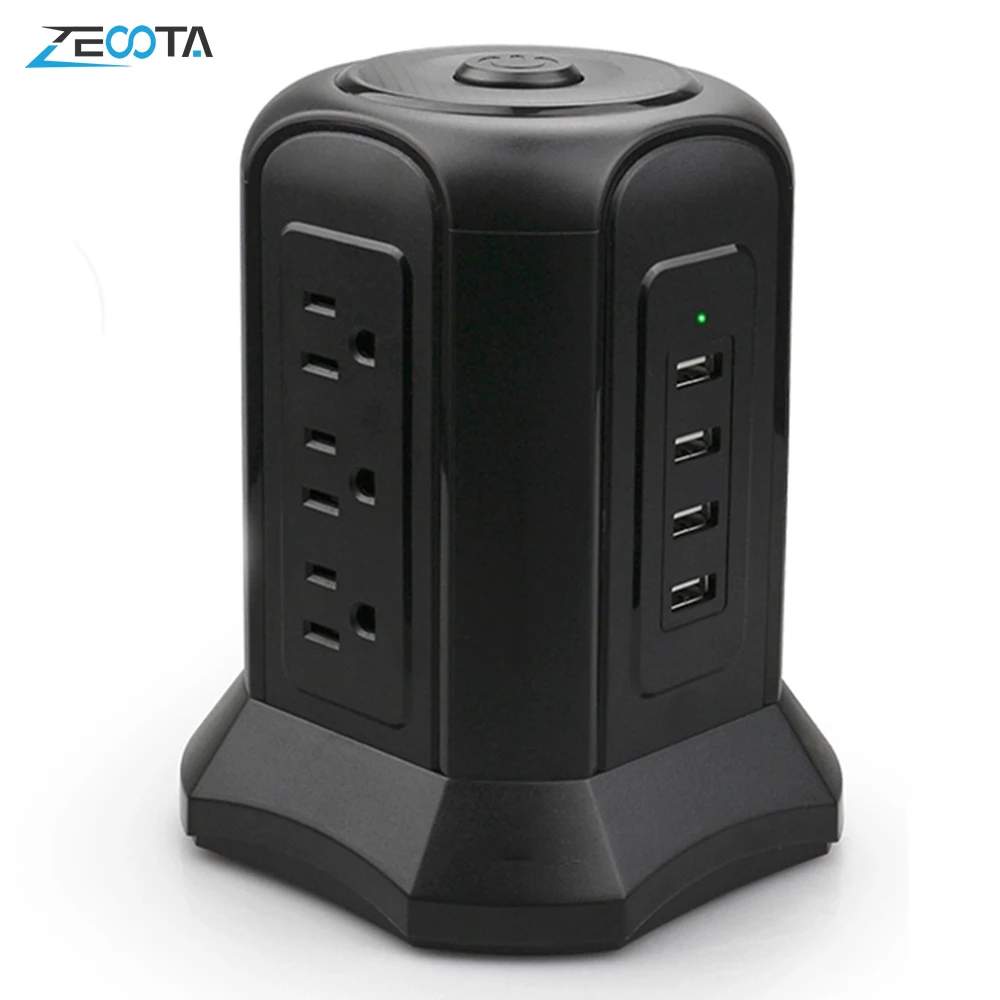 Башня несколько Мощность полосы вертикальный Стабилизатор напряжения 9 сетевое