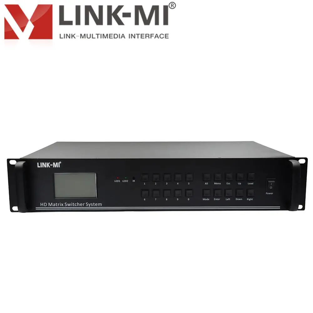 LINK-MI MX88H 8x8 Профессиональный 4K видеоматричный коммутатор с поддержкой HDMI DVI VGA SDI
