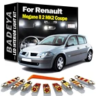 Автомобильные светодиодные лампы BADEYA Canbus, 10 шт., без ошибок, для 2003-2008 Renault Megane II 2 MK2 Coupe, купол для чтения салона автомобиля, светильник багажника