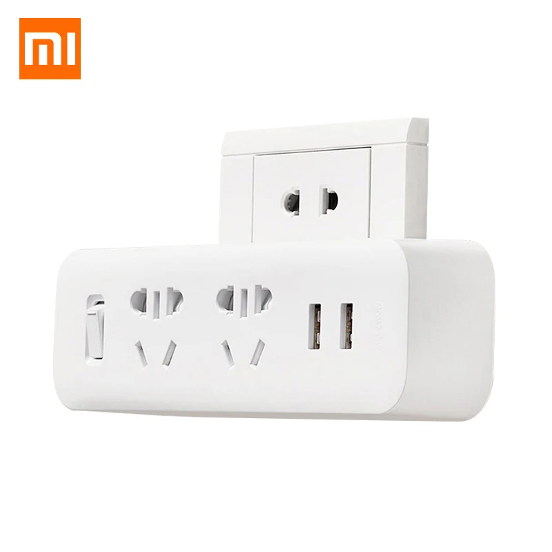 Адаптер питания Xiaomi Mijia портативный дорожный адаптер для дома и офиса 5 в 2 1 А