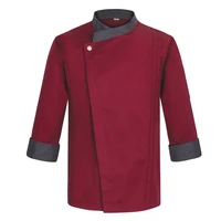 whole sale long sleeve chef uniform kitchen restaurant cooking clothes bakery catering uniform waiter work wear chef jackets