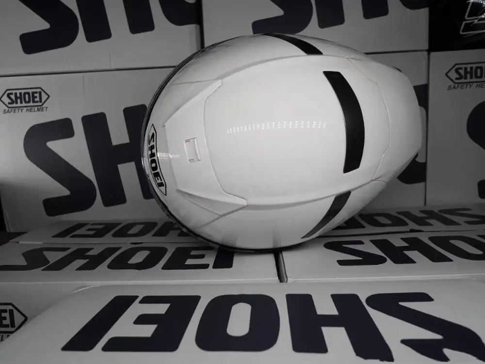 Мотоциклетный шлем на все лицо X14 глянцевый белый противотуманный козырек для