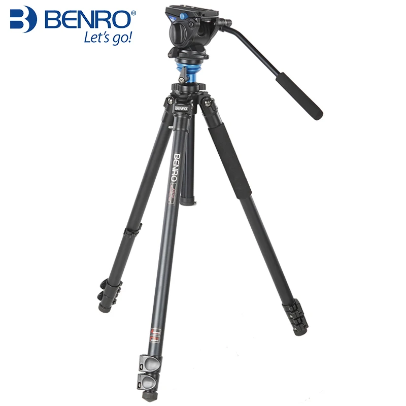 

Benro A2573FS4 Aluminum Alloy Professional Tripod Set For Video / Tripods With S4 Hydraulic Head Set For Camera / Wholesale