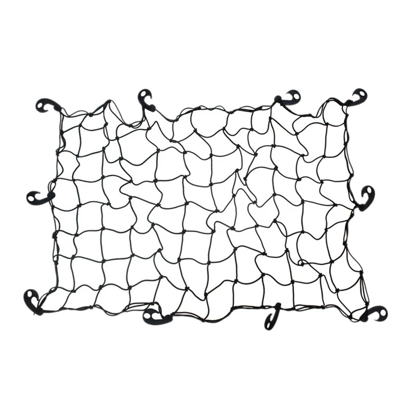 Универсальная черная Автомобильная сетка для багажа на крыше 95 х155см 10