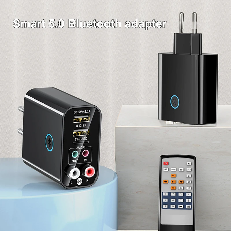 2 в 1 Bluetooth аудио приемник передатчик Беспроводной с разъемом подачи внешнего