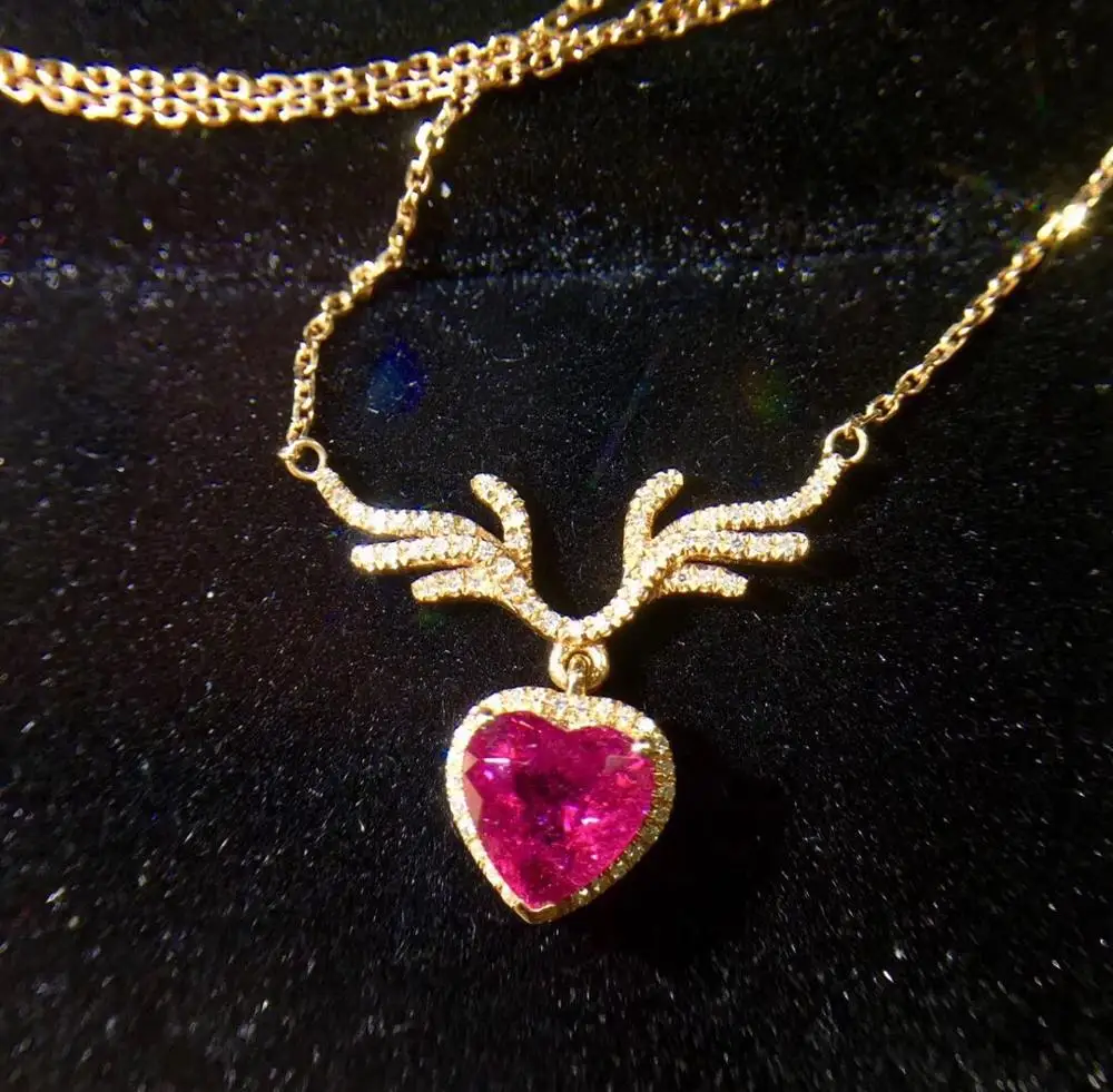 Rubillite ювелирные изделия 100% натуральный красный рубилит драгоценный камень